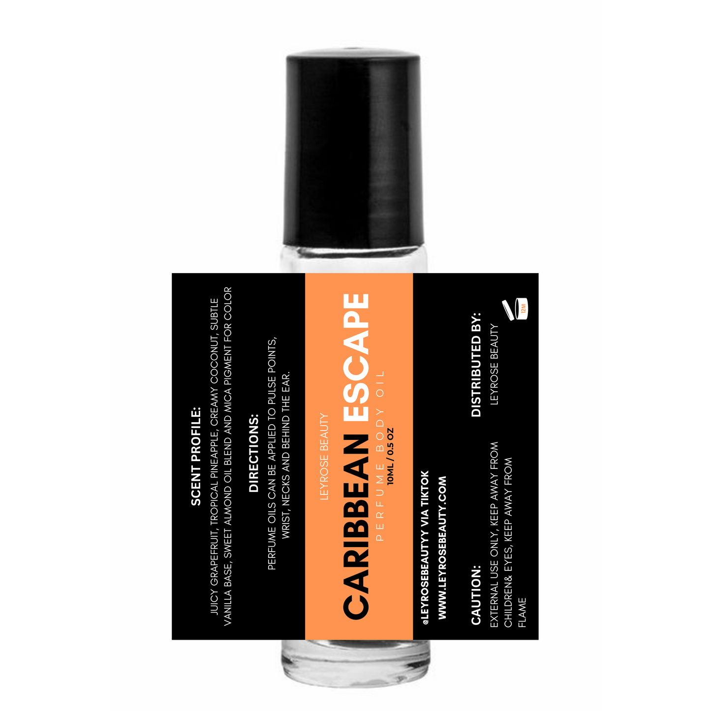 Caribbean Escape Perfume Body Oil